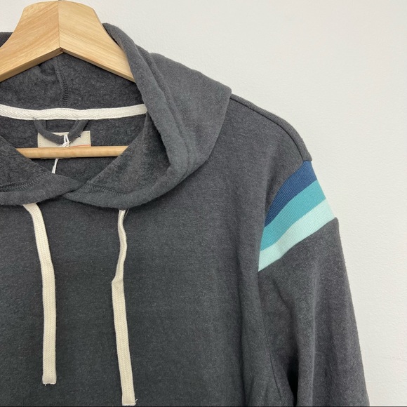 Marine Layer Banks Pullover Hoodie in Black Iris Sz S NWT - Picture 6 of 13